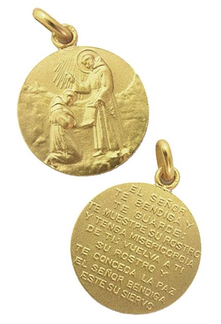 Medalla San Francisco delantera y trasera