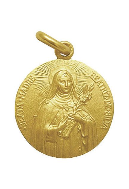 Medalla Santa Beatriz de Silva en oro y 18 milímetros