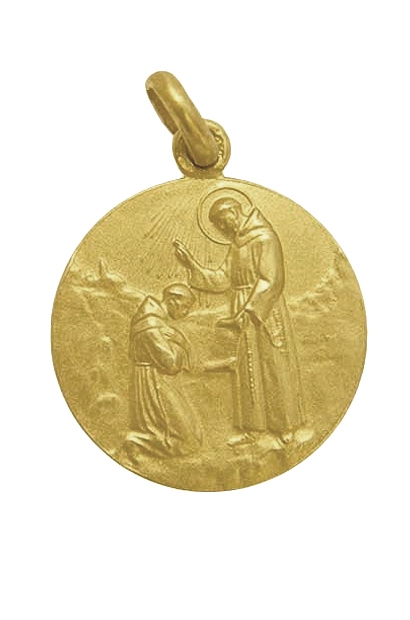 Medalla Bendición de San Francisco en 20 milímetros