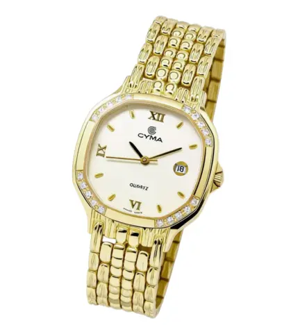 reloj de oro 18k con brillantes para mujer marca CYMA 231_1824737_01