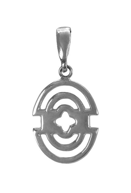 adinkra ley y orden plata de ley foto frontal