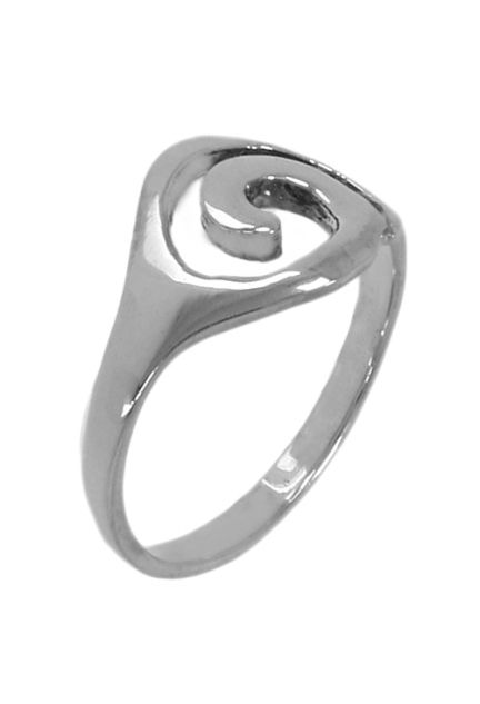 anillo de plata figura de espiral celta acabado brillo e14-040_01 joyas en plata de ley a precios baratos