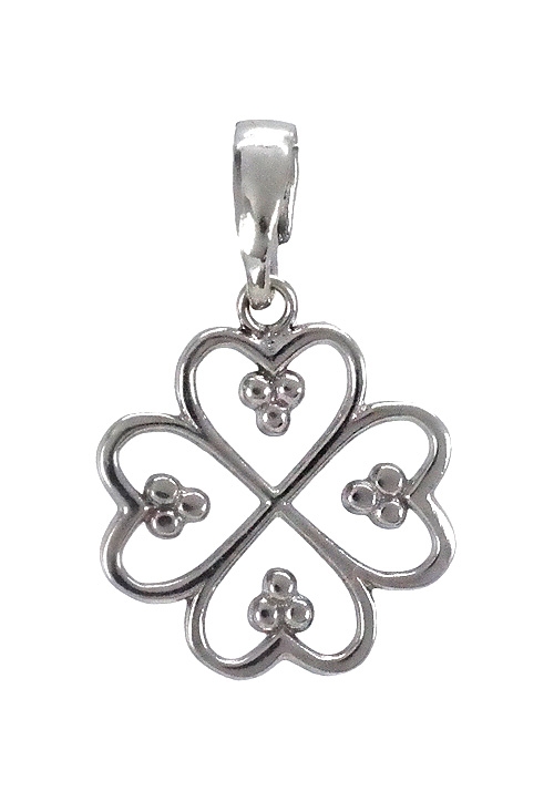 colgante plata de ley simbologia adinkra proteccion divina foto frontal