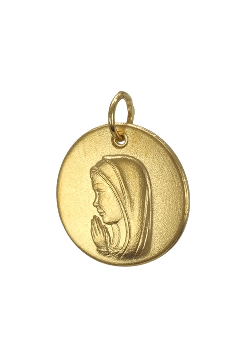Medalla Virgen Niña de oro