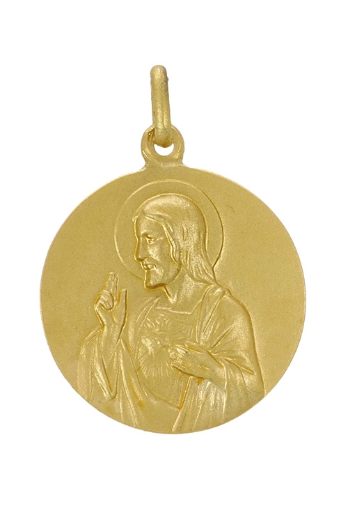 Medalla escapulario Sagrado Corazón