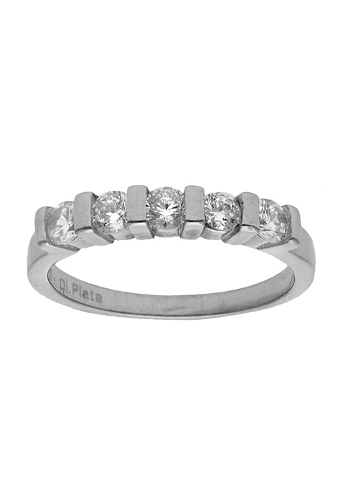 Media alianza de plata frontal