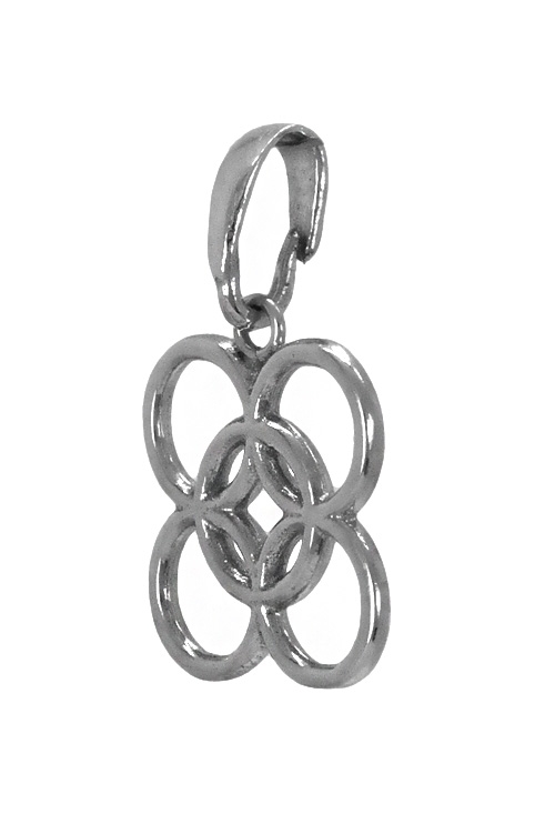 simbolo adinkra de la humildad plata de ley foto lateral 022_ADINKRA-07_01