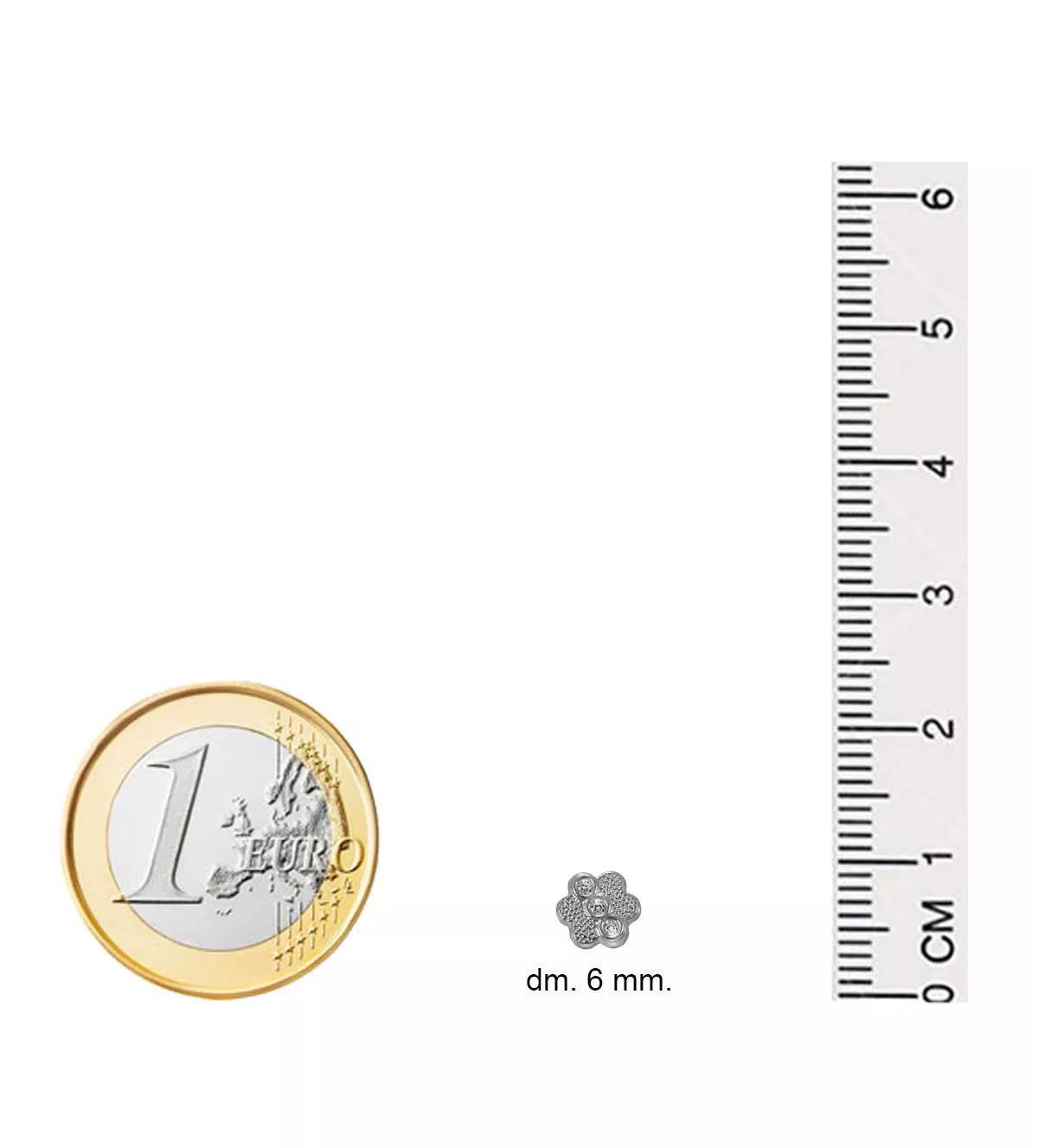 pendientes de plata para niña medidas