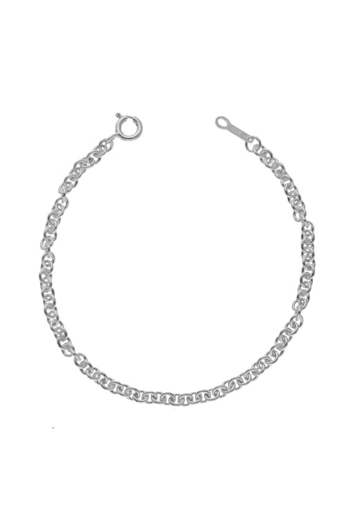 pulsera de plata eslabones forzados 126_FR80-18