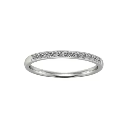 anillo de compromiso oro blanco con 13 diamantes