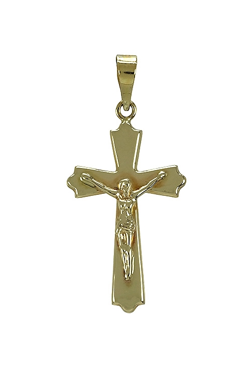 crucifijo oro 9 ktes vista frontal 019_9K4-00907