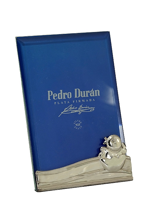 marco de plata para bebe vista oblicua 215_00178012_01