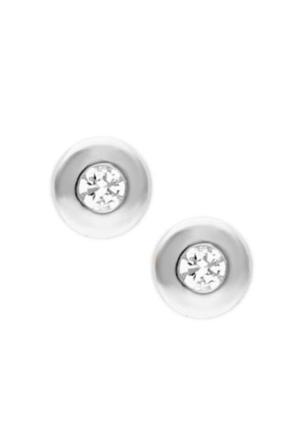 pendientes oro blanco 18k para bebe foto frontal 234_2298-B