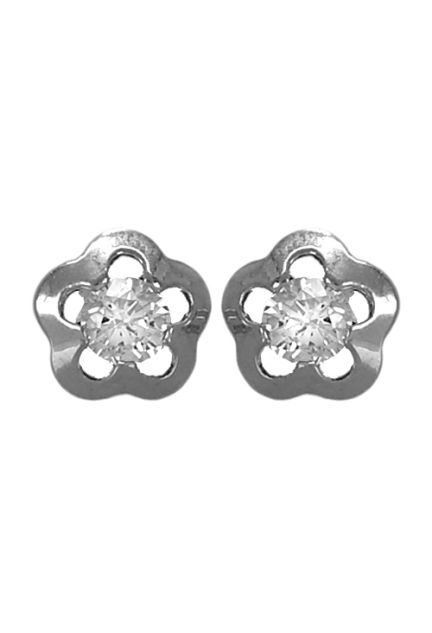 pendientes tornillo oro blanco 9 kilates con circonita vista frontal 019_9K4-06418-2.5B