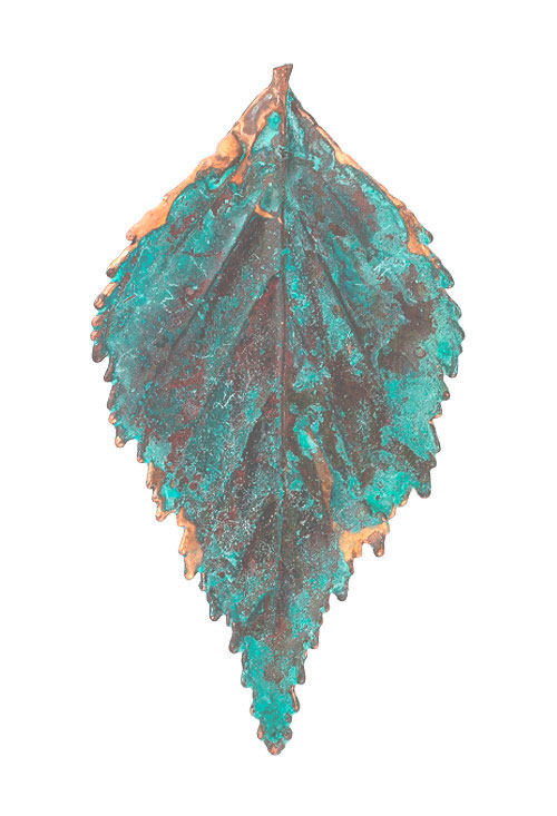 Colgante hoja natural de abedul bañada cobre 270_ABEDUL-COX-6-6