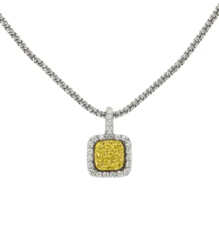 gargantilla de plata circones y agata drusa 248_0419-2