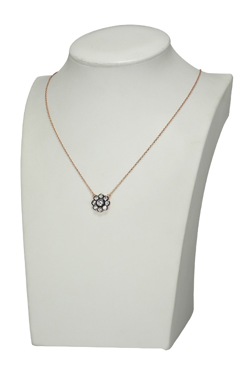 gargantilla plata chapada art deco roseta foto peto 295_PVOL74489_02