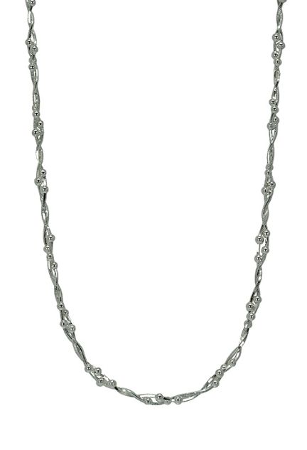 gargantilla plata doble cadena modelo muy actual vista principal 240_I3-25C_01
