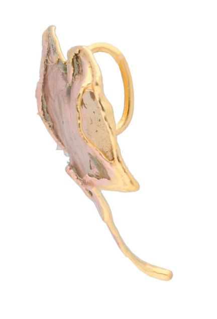 hoja de hiedra natural bañada en oro dos tonos foto de lado 270_HIEDRA-BA-3-3_01