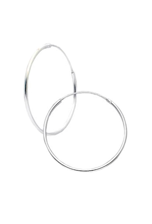 pendientes de aro chanela fina redonda de 1,50 mm y 30 mm de diámetro vista principal 240_ARO1.5-30