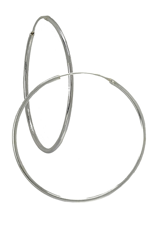 pendientes de aro tipo criollas chanela redonda 40 mm de dm. 240_ARO1.5-40