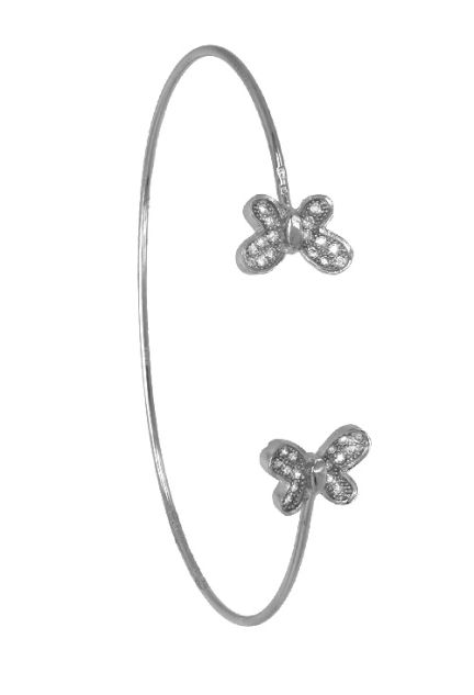 pulsera aro rigida con mariposas vista principal 295_PPUL16293