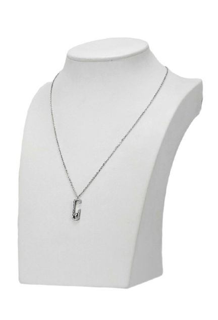 Gargantilla de plata con motivo con ciconitas en peto