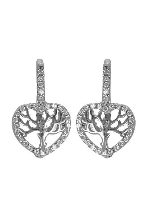 pendientes arbol de la vida plata de ley y circonitas vista frontal 295_PPBR33772