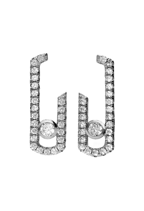 Pendientes de plata con circones 280_2022419