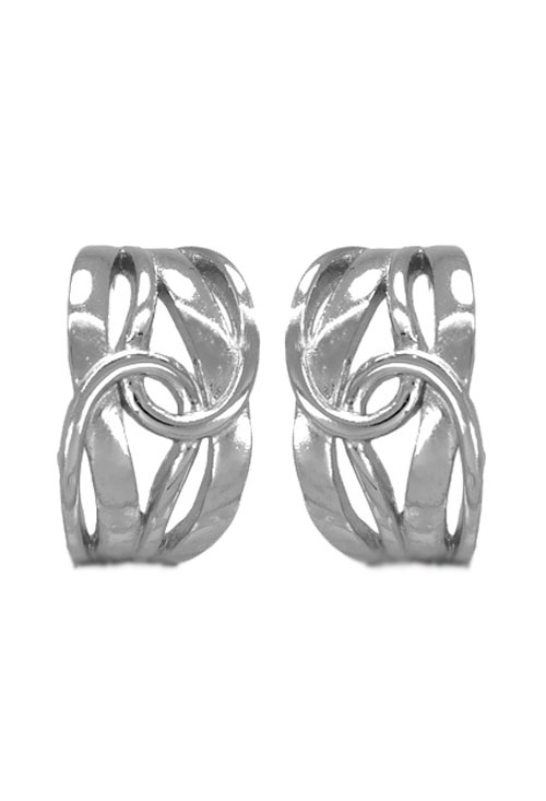 pendientes de plata hilos anudados vista frontal 280_2022268