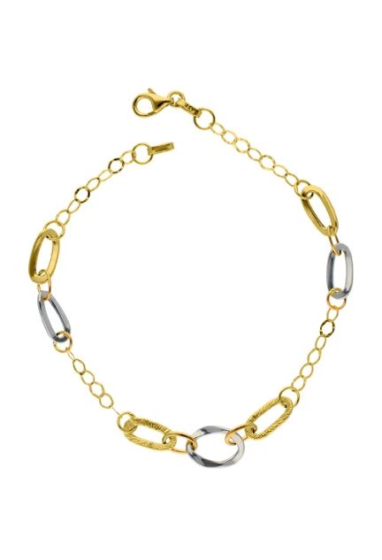 pulsera oro bicolor 18 kilates cadena de asas vista cenital 243_028-51146.jpg