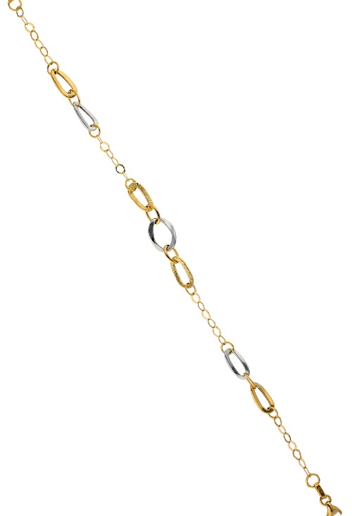 pulsera oro bicolor 18 kilates cadena de asas vista extendida 243_028-51146.jpg