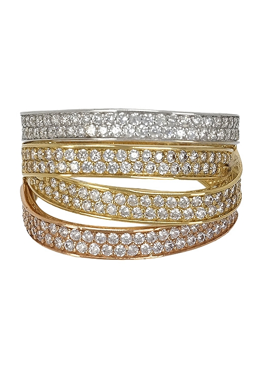 anillo 4 bandas oro tricolor con circonitas vista frontal 243_475-00695_03