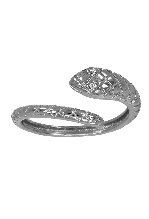 anillo de serpiente plata de ley vista frontal 280_2010830