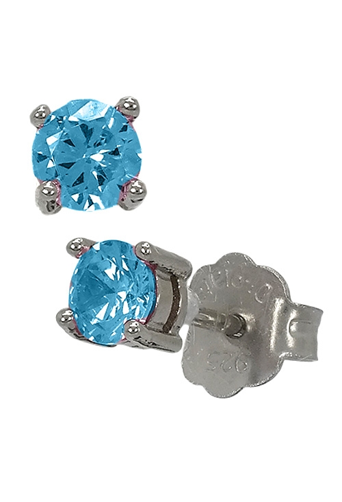 conjunto de gargantilla y pendientes plata de ley con cristal swarovski color topacio azul detalle pendientes 280_2022468-AG_01