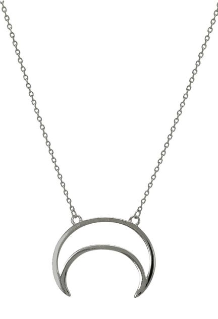 gargantilla de plata motivo luna vista frontal 280_2030821