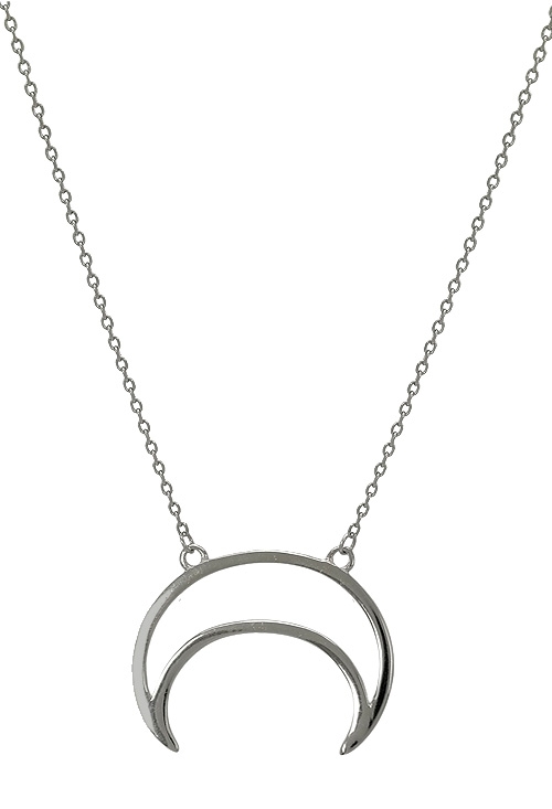 gargantilla de plata motivo luna vista frontal 280_2030821