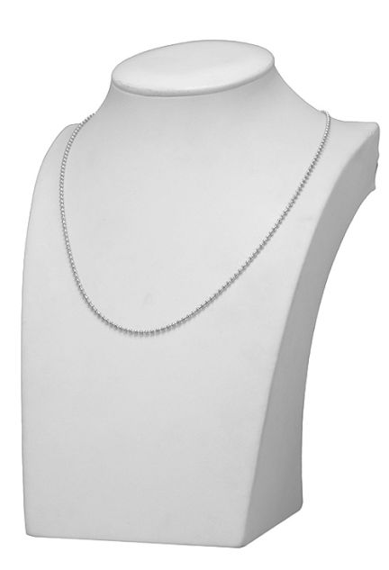 cadena gargantilla plata de ley eslabones bolas vista en expositor 045_JP010011-45_02