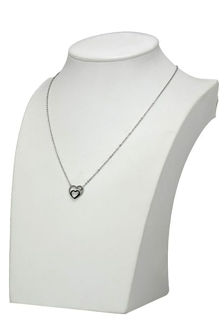 gargantilla acero motivo corazon muy barato vista expositor 276_A3446_01