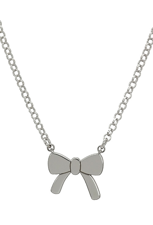 gargantilla plata ley motivo lazo vista frontal 045_AG3B8307314