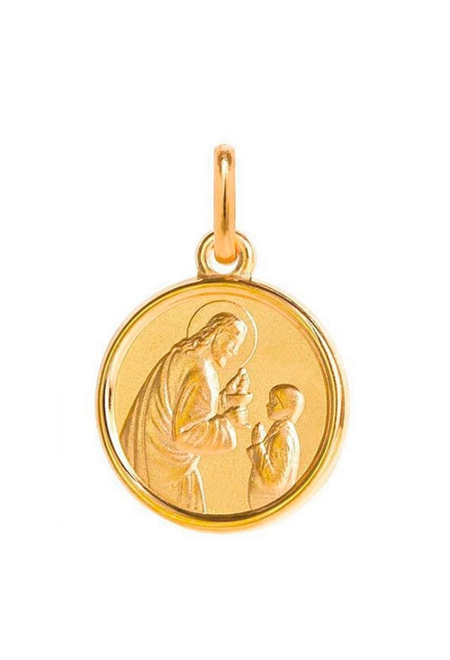 Medalla Comunión en oro 18K 045_1260474-14 (Medallas)