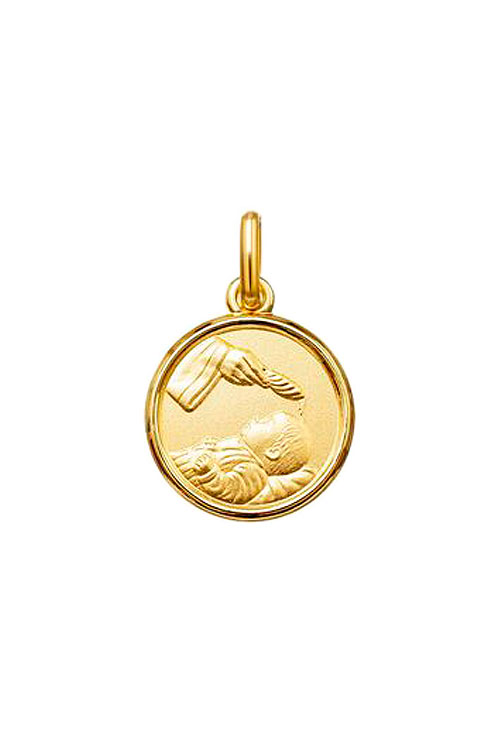 Medalla bautizo oro amarillo 18 kilates 045_1260468-14