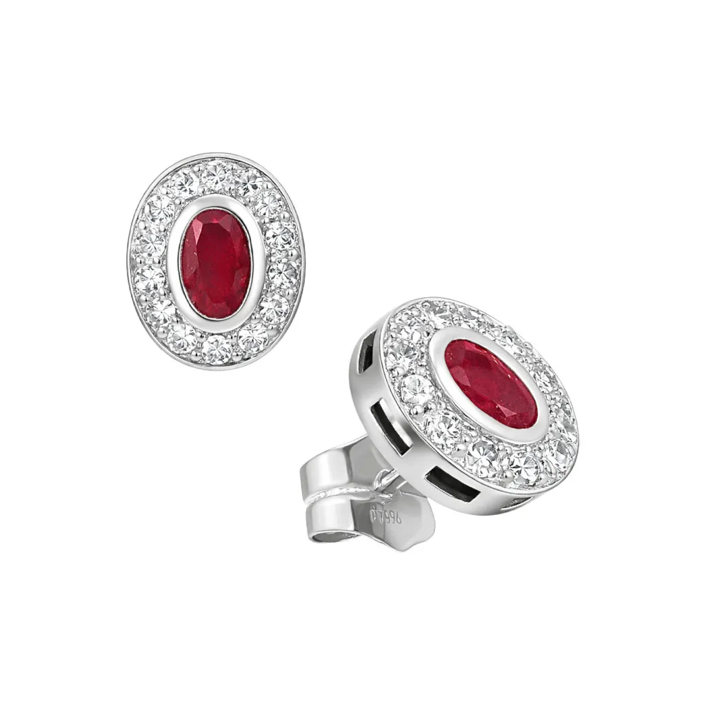 pendientes de oro blanco con rubi y brillantes 020_TB9913