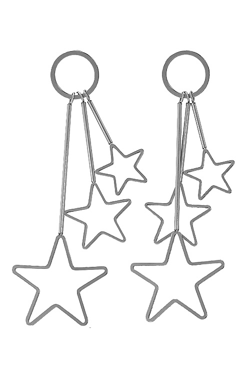 pendientes de acero modelo 3 estrellas foto principal 276_A3399