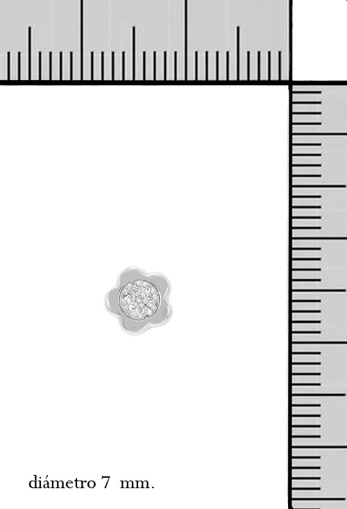 pendientes_oro_blanco_y_diamantes_forma_de_flor_precio_muy_barato_vista_con medidas_095_536607