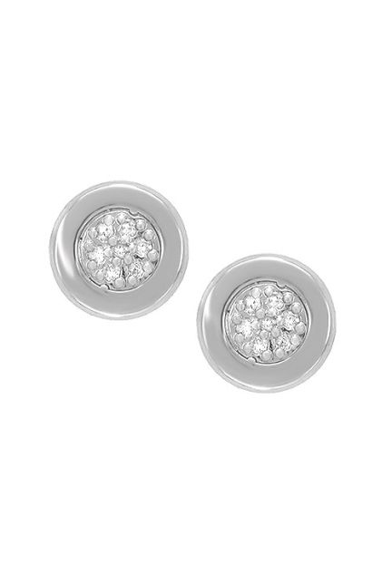 pendientes tipo chaton oro blanco con diamantes vistos de frente 095_536557