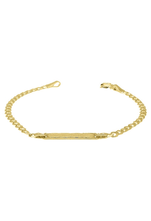 pulsera para bebe vista lateral oro 9 kilates 045_9K48306523_01