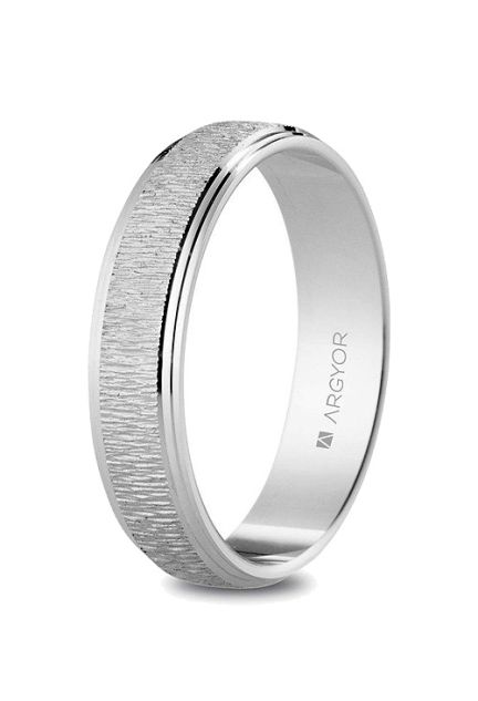 alianza de plata mate acabado crepe 045_5745524