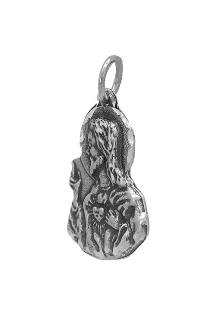 medalla de plata sagrado corazon vista lado 291_ME6860_01