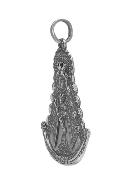 medalla silueta virgen del rocio vista de lado 291_ROCIO_01